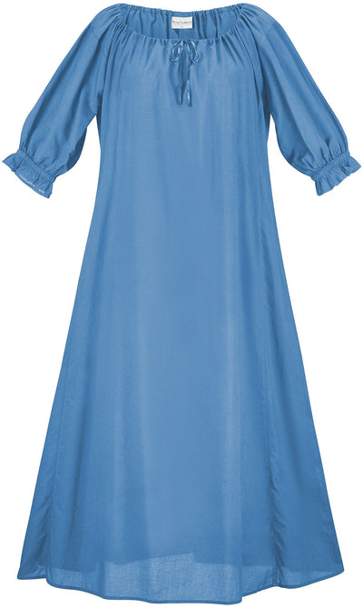 Brigid Maxi Chemise Limited Edition Aegean Blue