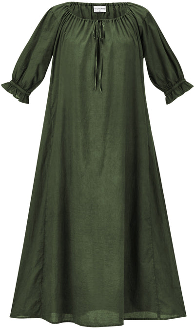 Brigid Maxi Chemise Limited Edition Moss Green